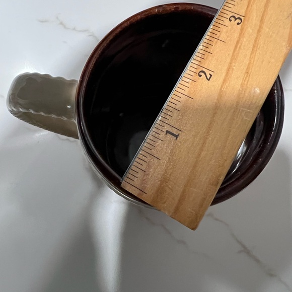 Brown Québec Ceramic Mug/Beer Stein with Historic City Design - Picture 8 of 8